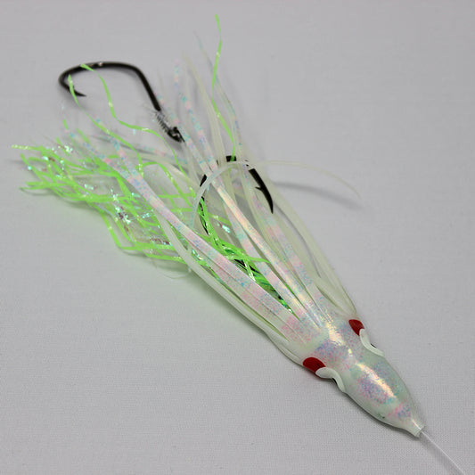 Salmon Trolling Rig - Gold Star Mother of Pearl Glow OG161R