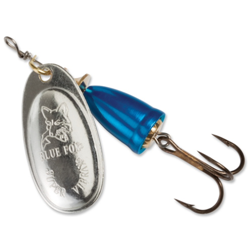 Blue Fox Vibrax Spinner - Silver Blue