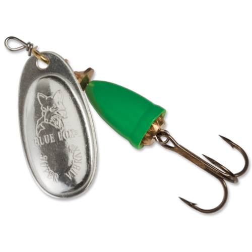 Blue Fox Vibrax Spinner - Silver Green